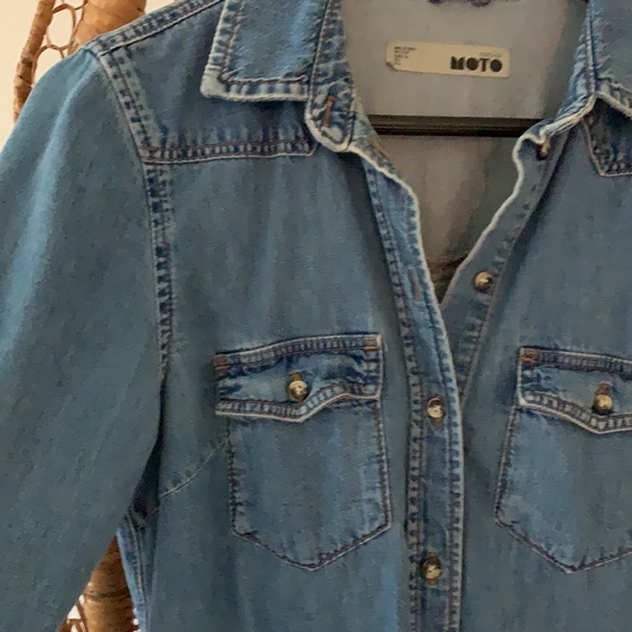 Blue Jean Button Up // - Picture 2 of 4